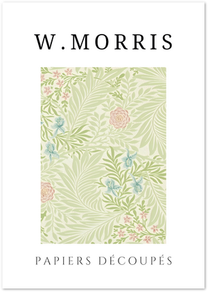 Posterux© | Pale Garden Bloom Poster – William Morris Papiers Découpés poster – premium wall art
