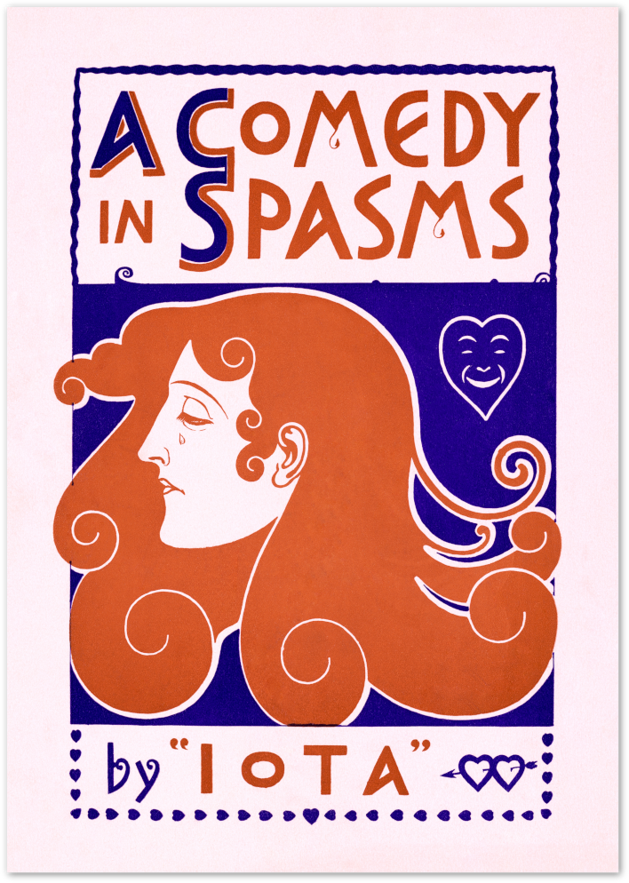 Posterux© | A Comedy in Spasms Poster – Vintage Book Art poster – premium wall art