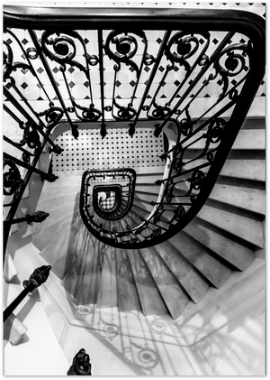 Posterux© | Vintage Spiral – Elegant Architecture Photography Poster poster – premium wall art