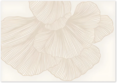 Posterux© | Delicate Petals Poster – Floral Line Art poster – premium wall art