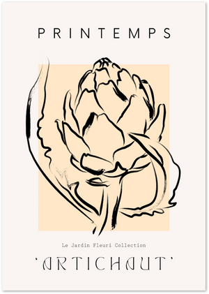 Posterux© | Artichaut Poster – Le Jardin Fleuri Collection poster – premium wall art