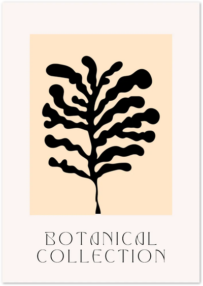 Posterux© | Botanical Coral Poster – Modern Nature Illustration poster – premium wall art