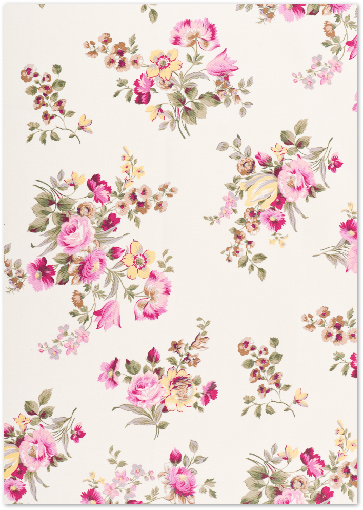Posterux© | Vintage Floral Cream Poster – Romantic Flower Pattern poster – premium wall art