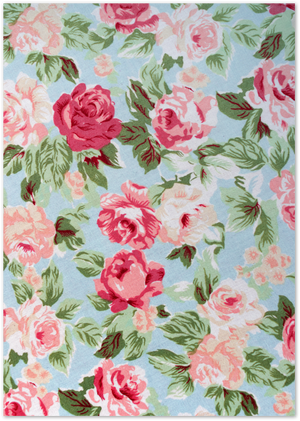 Posterux© | Rose Garden Fabric Print Poster – Vintage Floral Pattern poster – premium wall art