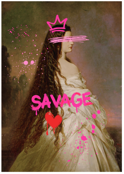 Posterux© | Savage Queen Poster – Bold Feminine Art poster