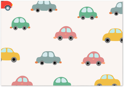 Posterux© | Car Pattern Poster – Kids Vehicle Wall Art poster
