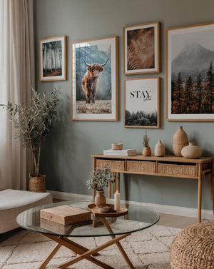 Posterux© | Wild Serenity Gallery Wall – Set of 5 Framed Posters poster – premium wall art premium poster by Posterux